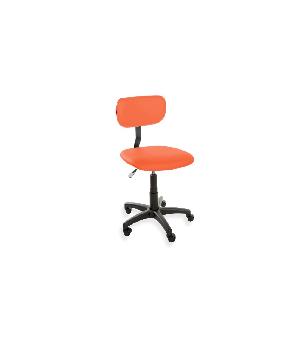 Ergonomiczne krzesło laboratoryjne ErgoPlus Eco, ekoskóra, atest, kółka