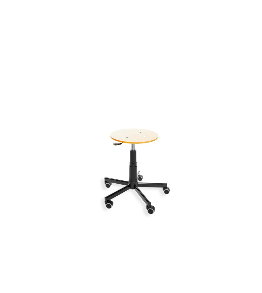 Taboret, stołek, hoker BlackTab 02 ze sklejki lakierowanej, stopki