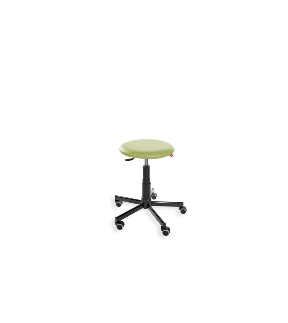Taboret, stołek, hoker BlackTab Eco - ekoskóra, na stopkach