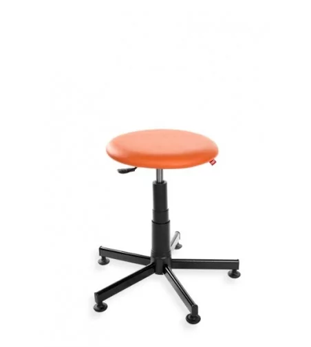 Taboret, stołek, hoker BlackTab Eco - ekoskóra, na stopkach
