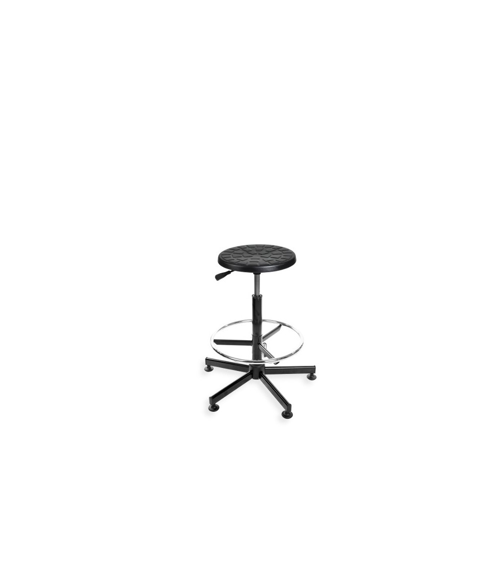 Taboret PurTab z pianki, na stopkach, z podnóżkiem - producent