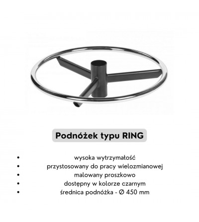 Krzesło warsztatowe, szwalniczem Black 02 ze sklejki lakierowanej